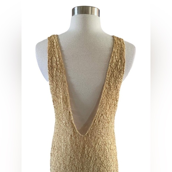 Victoria’s Secret Gold Label Vintage Long Lace Gown Size Large - Picture 6 of 13